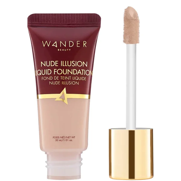 Wander Beauty Nude Illusion Liquid Foundation 1.01 Oz (Various Shades) 3 Wander Beauty Nude Illusion Liquid Foundation 1.01 Oz (Various Shades)