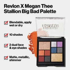 Revlon X Megan Thee Stallion Big Bad Palette -Glamdira Sales 13170763 1104894885712337