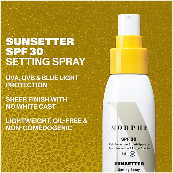 Morphe Sunsetter Broad Spectrum SPF 30 Setting Spray 79.4g 5 Morphe Sunsetter Broad Spectrum SPF 30 Setting Spray 79.4g - Image 3